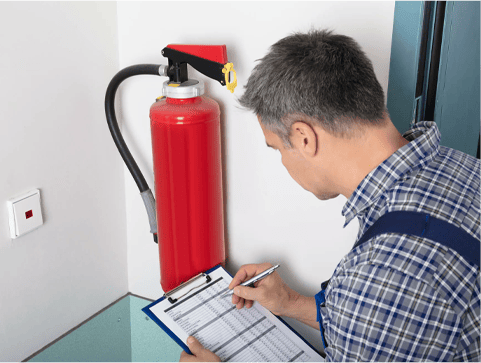 What are the different types of fire extinguisher colours?